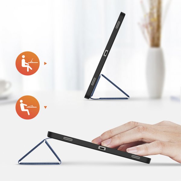 Dux Ducis Samsung Galaxy Tab S9 Plus/S9 FE Plus/S10 Plus Etui Domo Series Blå