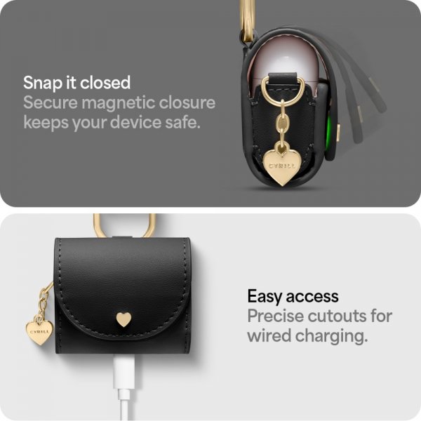 Spigen AirPods 4 Etui Cyrill Mini Bag Svart