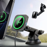 ESR Mobilholder til bil Qi2 Dashboard Wireless Car Charger HaloLock Svart