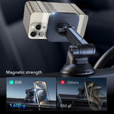 ESR Mobilholder til bil Qi2 Dashboard Wireless Car Charger HaloLock Svart