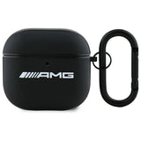 Mercedes Benz AirPods 4 Deksel Ekte Skinn AMG Svart