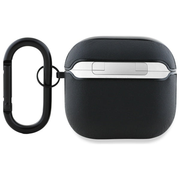 Mercedes Benz AirPods 4 Deksel Ekte Skinn AMG Svart