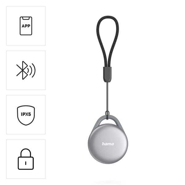 Hama Apple/Android Smart Tracker Key Finder Oppladbar
