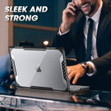 Supcase Macbook Air 15 M2 (A2941)/M3 (A3114) Deksel Unicorn Beetle Svart
