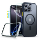 ESR iPhone 16 Pro Deksel og Skjermbeskytter Classic Hybrid Pro Set Svart