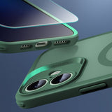 ESR iPhone 16 Deksel og Skjermbeskytter Classic Hybrid Pro Set Grønn