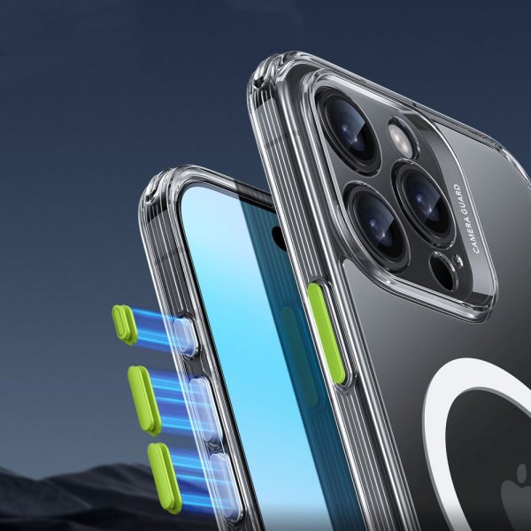 ESR iPhone 16 Pro Deksel og Skjermbeskytter Classic Hybrid Pro Set Transparent