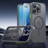 ESR iPhone 16 Pro Deksel og Skjermbeskytter Classic Hybrid Pro Set Grå