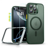 ESR iPhone 16 Pro Max Deksel og Skjermbeskytter Classic Hybrid Pro Set Grå