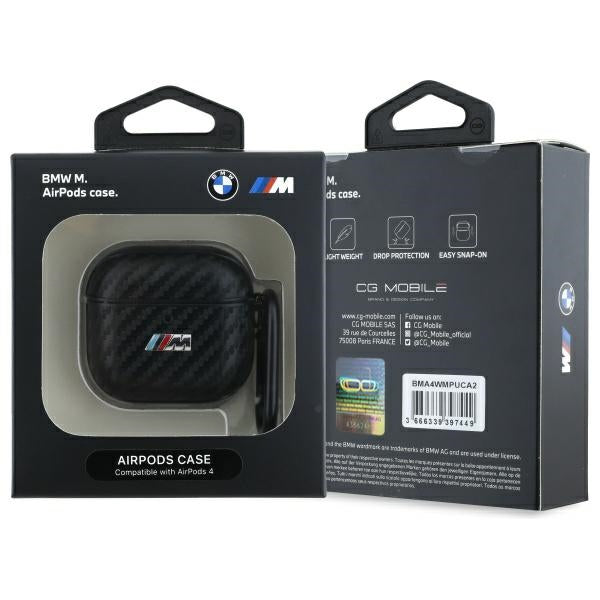 BMW AirPods 4 Deksel Carbon M Svart
