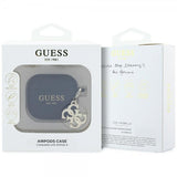 Guess AirPods 4 Deksel Classic Logo 4G Charm Svart