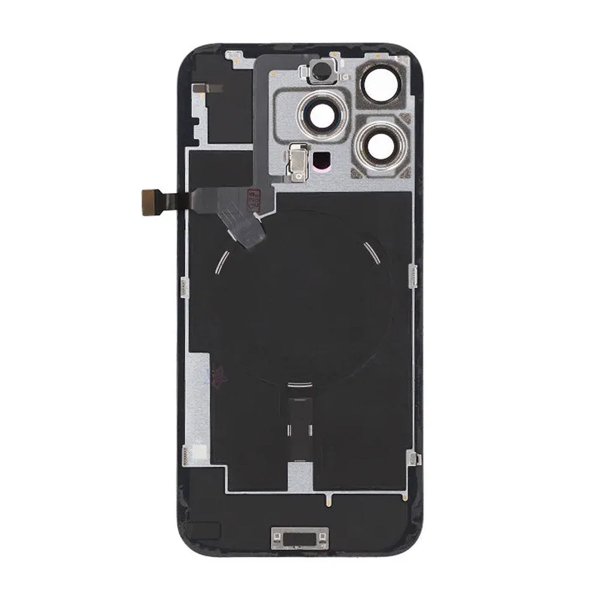 iPhone 16 Pro Max Bakside Glass Komplett OEM - Sandfarget titan