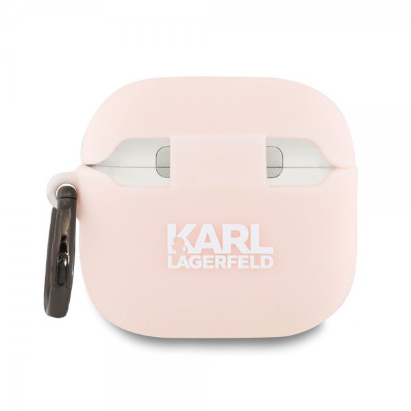 Karl Lagerfeld AirPods 4 Deksel Choupette 3D Rosa