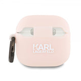 Karl Lagerfeld AirPods 4 Deksel Choupette 3D Rosa