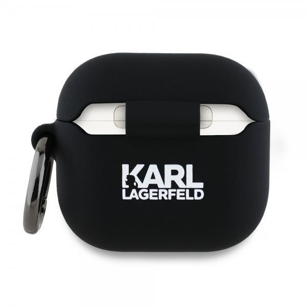 Karl Lagerfeld AirPods 4 Deksel Karl 3D Svart