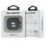 Karl Lagerfeld AirPods 4 Deksel Karl 3D Svart