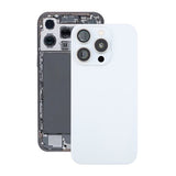 iPhone 16 Pro Max Bakside Glass Komplett OEM - Hvit Titan