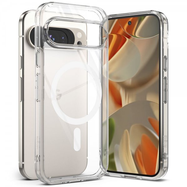 Ringke Google Pixel 9/Pixel 9 Pro Deksel Fusion Magnetic Transparent