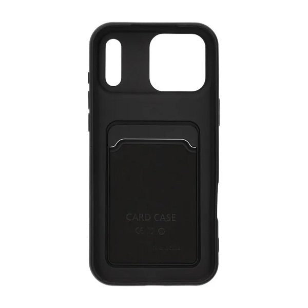 iPhone 17 Pro Max Deksel Kortholder Svart