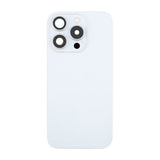 iPhone 16 Pro Max Bakside Glass Komplett OEM - Hvit Titan