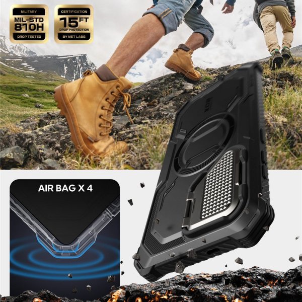 Supcase Samsung Galaxy S25 Plus Deksel ArmorBox MagSafe Svart