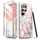 Supcase Samsung Galaxy S25 Ultra Deksel Cosmo MagSafe Pink Marble
