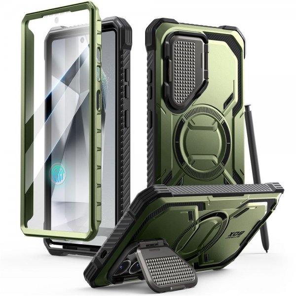 Supcase Samsung Galaxy S25 Ultra Deksel ArmorBox MagSafe Grønn