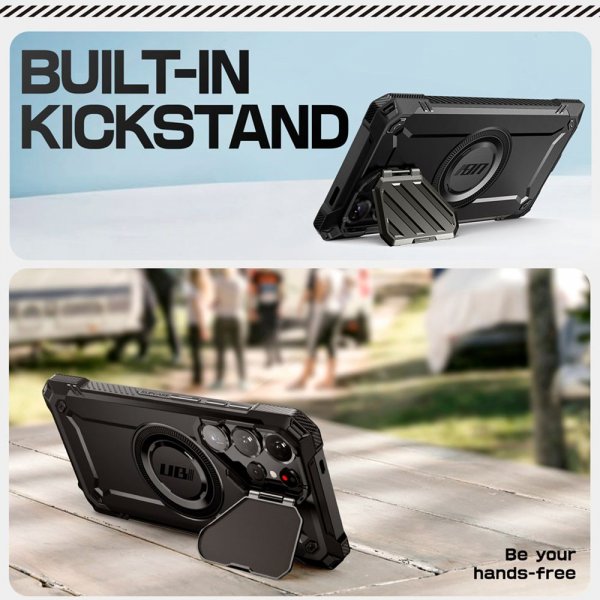 Supcase Samsung Galaxy S25 Ultra Deksel UB Mag XT Svart
