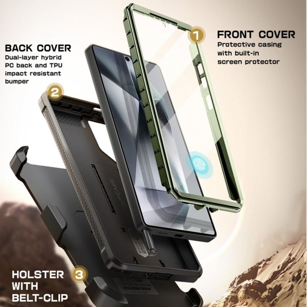 Supcase Samsung Galaxy S25 Ultra Deksel UB Pro Grønn