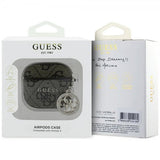 Guess AirPods 4 Deksel Classic Logo 4G Charm Brun