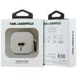 Karl Lagerfeld AirPods 4 Deksel Karl 3D Hvit