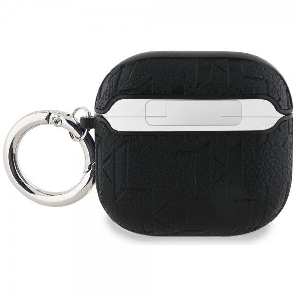 Karl Lagerfeld AirPods 4 Deksel Monogram Karl & Choupette Svart