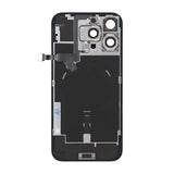 iPhone 16 Pro Max Bakside Glass Komplett OEM - Hvit Titan