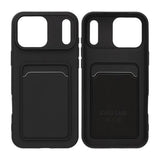 iPhone 17 Pro Max Deksel Kortholder Svart