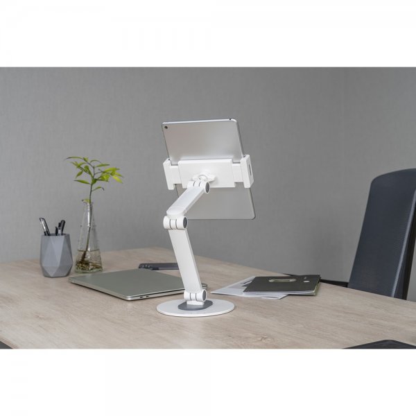 Deltaco Tablet Desk Stand with Arm 4.7" - 12.9"