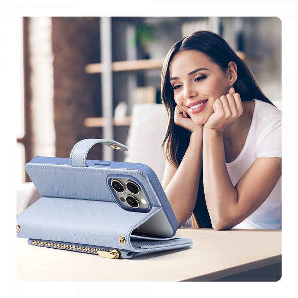 Dux Ducis iPhone 15 Pro Etui 2-in-1 Lawa Series MagSafe Blå