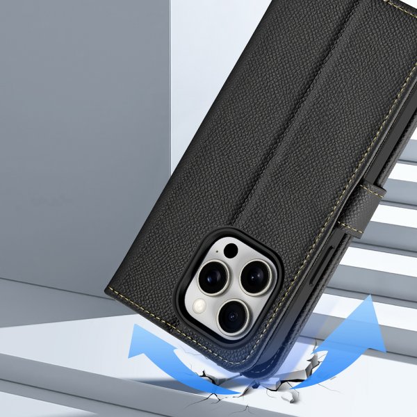 Dux Ducis iPhone 15 Pro Max Etui 2-in-1 Lawa Series MagSafe Svart