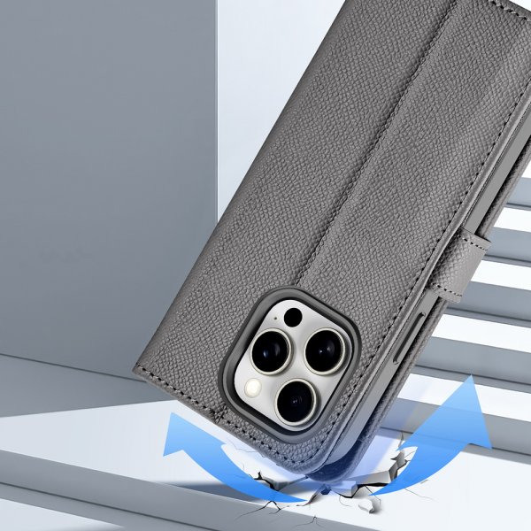 Dux Ducis iPhone 15 Pro Max Etui 2-in-1 Lawa Series MagSafe Grå