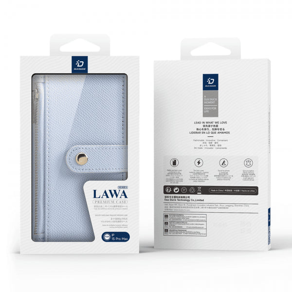 Dux Ducis iPhone 15 Pro Max Etui 2-in-1 Lawa Series MagSafe Blå