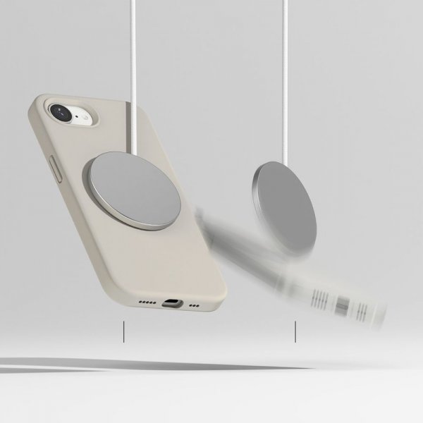 Ringke iPhone 16e/iPhone 17e Deksel Silicone Magnetic Stone