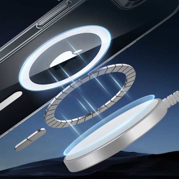 ESR iPhone 16e/17e Deksel Classic Hybrid HaloLock Transparent