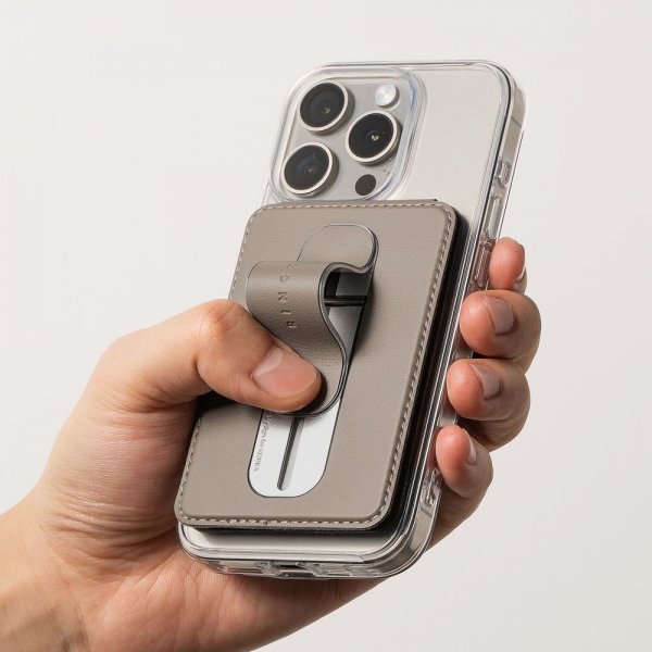 Ringke MagSafe Kortholder Slide Grip Wallet Magnetic Svart
