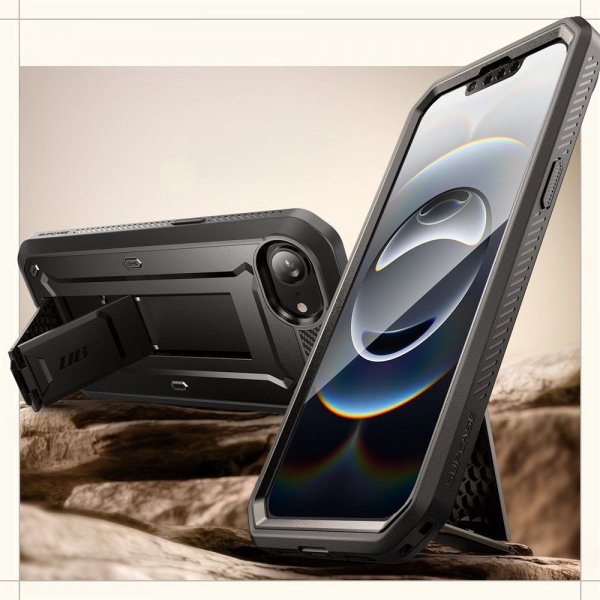 Supcase iPhone 16e/iPhone 17e Deksel UB Pro Svart