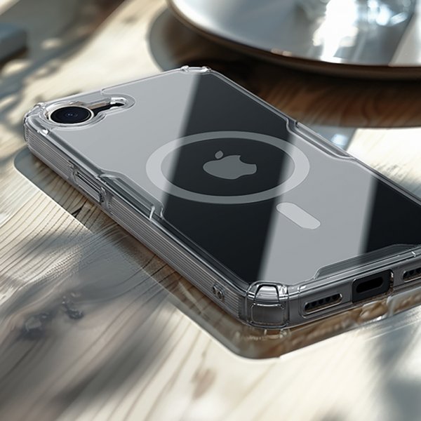 Nillkin iPhone 16e/17e Deksel Nature Pro Series MagSafe Transparent