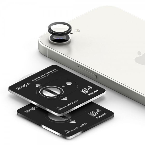Ringke iPhone 16e/iPhone 17e Kamerabeskytter Camera Lens Frame 2-pakning