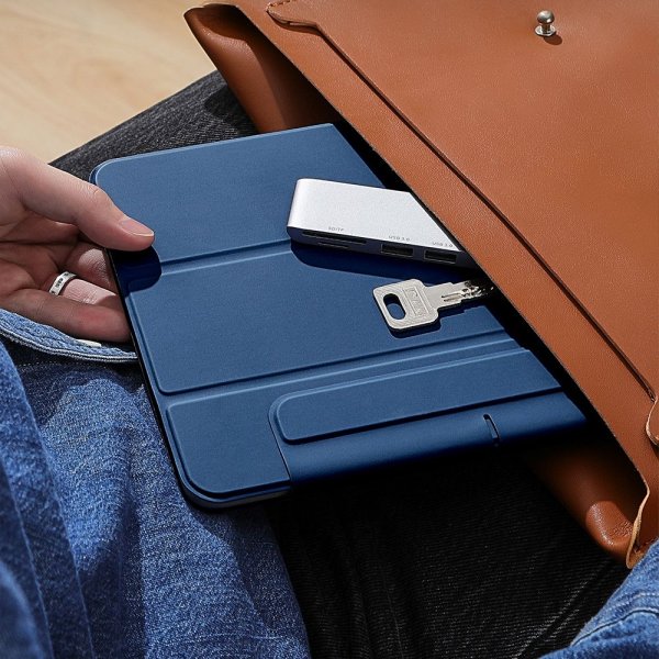 ESR iPad Pro 12.9 (gen 4/5/6)/iPad Air 13 (M2/M3) Etui Rebound Magnetic Blå