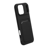 iPhone 17 Pro Max Deksel Kortholder Svart