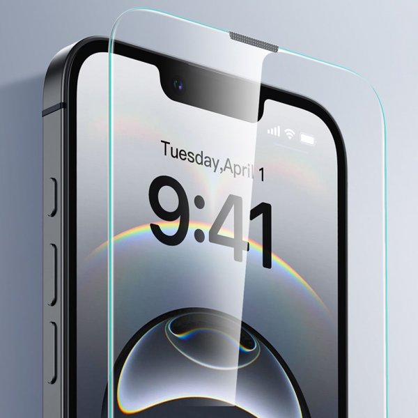 ESR iPhone 13/13 Pro/14/16e/17e Skjermbeskytter UltraFit 2-pakning