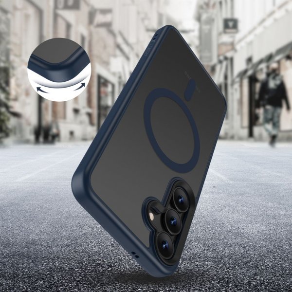 Tech-Protect Samsung Galaxy S25 Deksel MagMat MagSafe Matte Navy