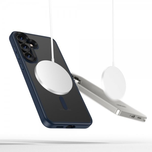 Tech-Protect Samsung Galaxy S25 Deksel MagMat MagSafe Matte Navy